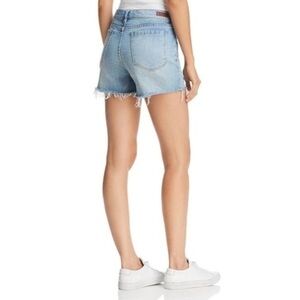 Blank NYC Fulton Jean Shorts Light Wash Cut Off Roll Up Denim Cotton Size 29